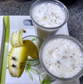 Cashew Banana Shake (Cardamom Flavor) Recipe