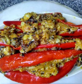 Stuffed Spicy Red Chilies Recipe