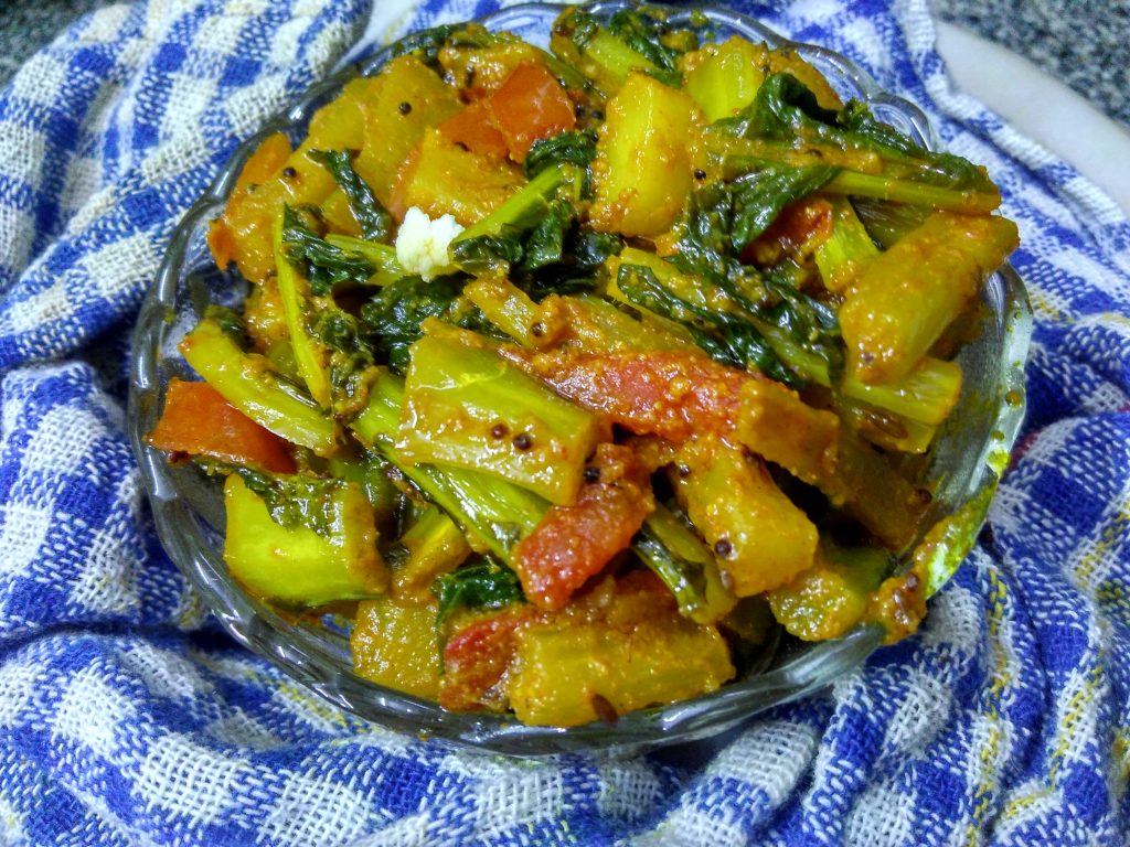 Gobhi Danthal Masala Sabzi Recipe