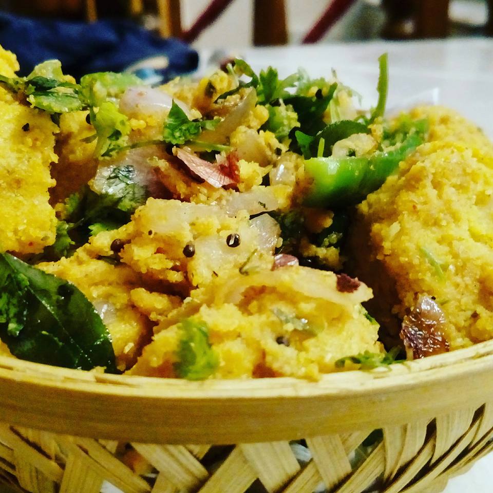 Leftover Rice Dhokla Recipe