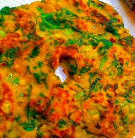 Spinach Thalipeet : Maharashtrian Special !