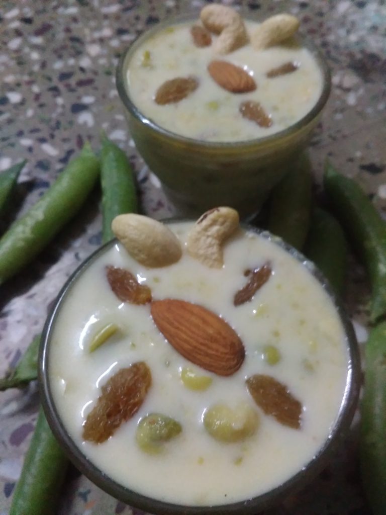 Green Peas kheer Recipe