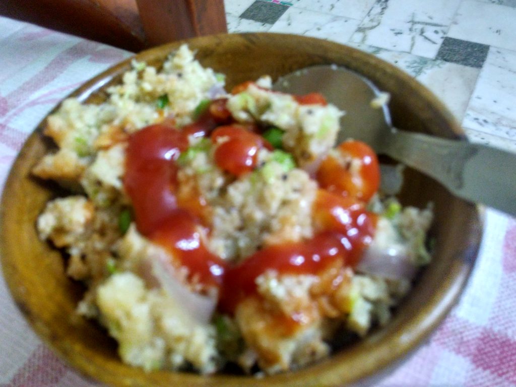 Vegetable Oats Upma Recipe