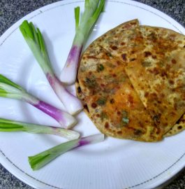 Spring Onion Paratha Recipe