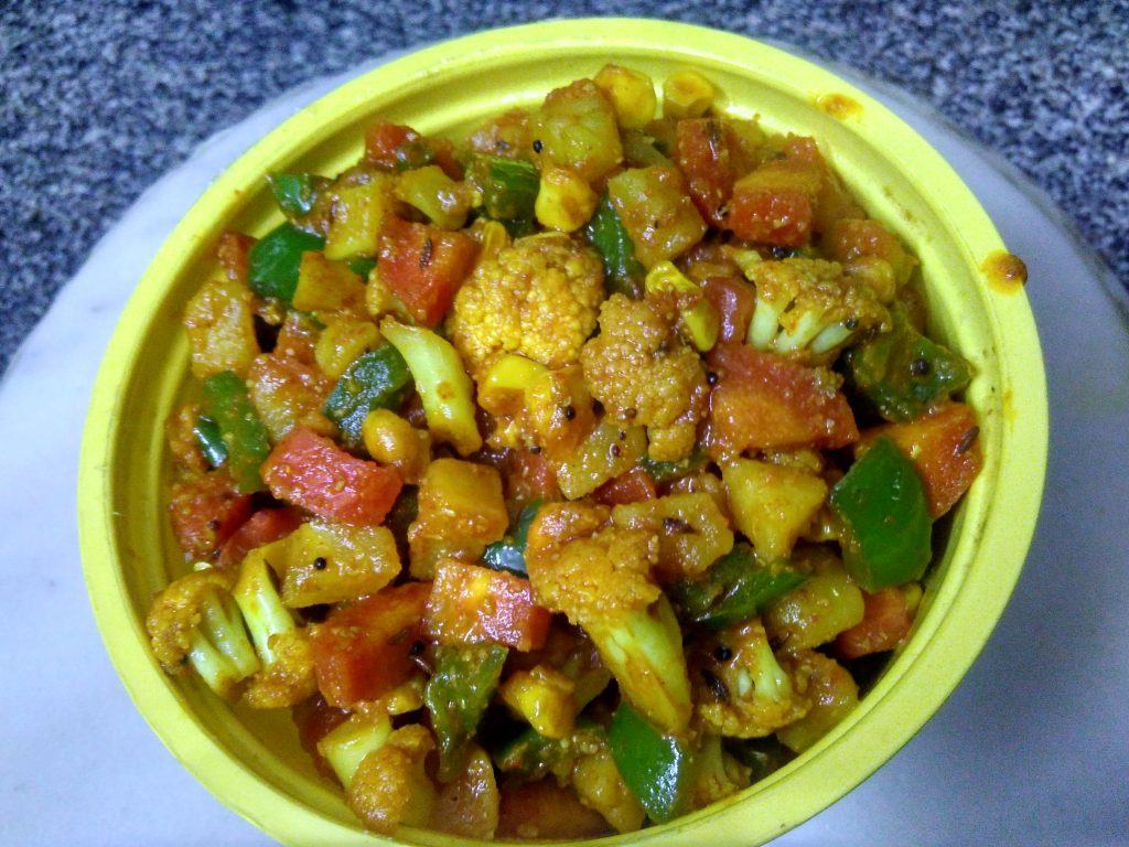 Mix Veg Masala Sabzi Recipe