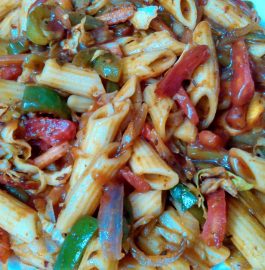 Spicy Penne Pasta in Red Sauce Recipe