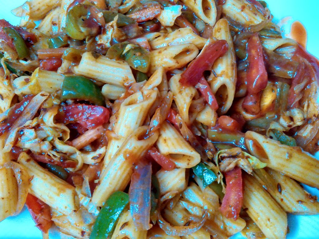 Spicy Penne Pasta in Red Sauce Recipe