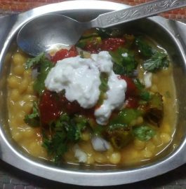 Aloo Tikki Chole Chaat Recipe