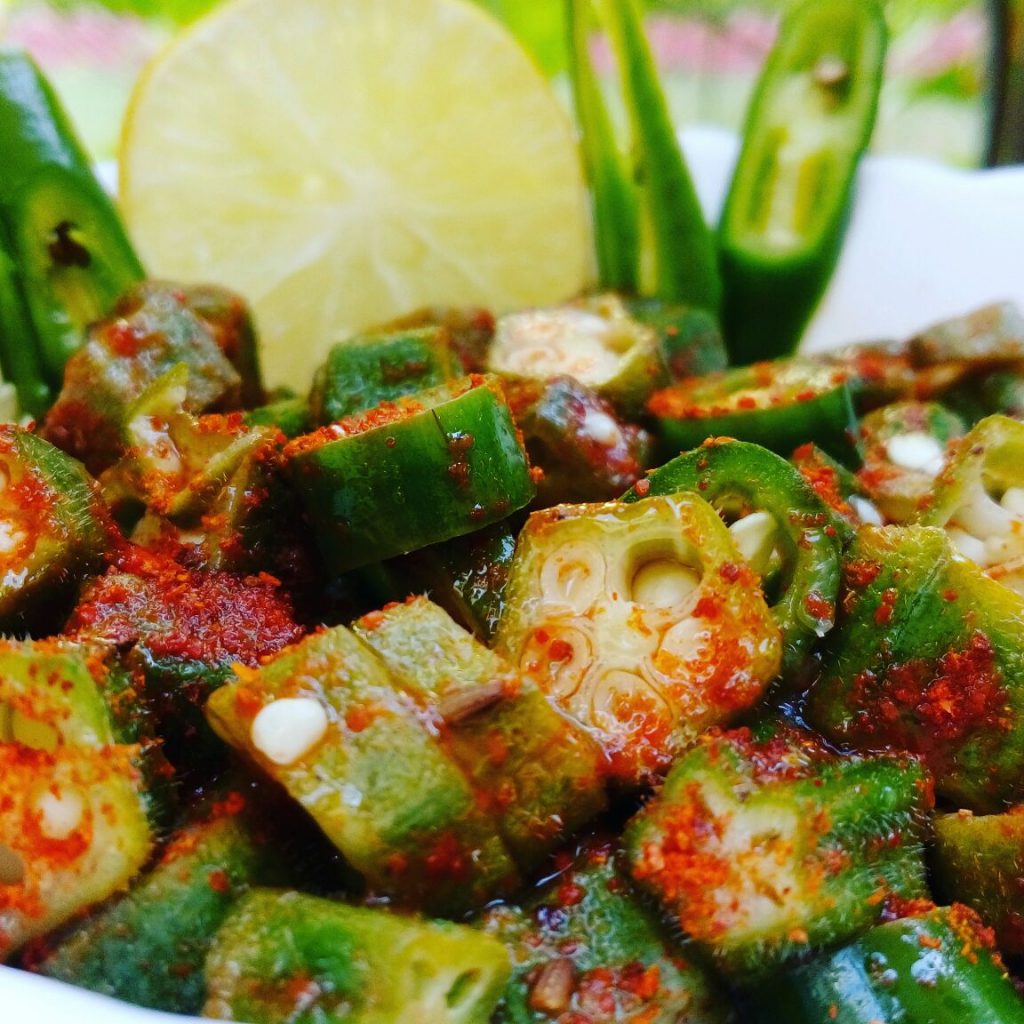 Achaari Bhindi Recipe