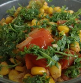 Corn Capsicum Masala Recipe