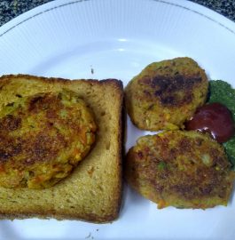 Leftover Khichdi Veggie Cutlets Recipe