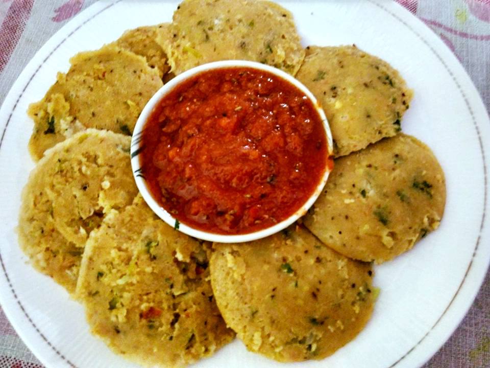 Oats Veggie Idli Recipe