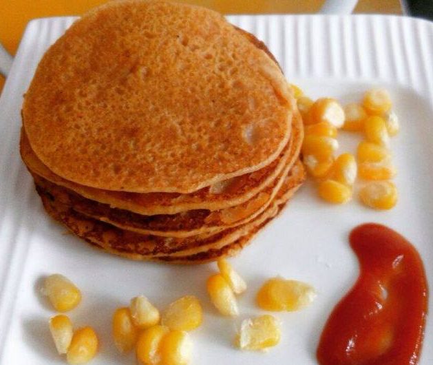 Sweet Corn Pancakes Recipe