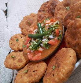 Stuffed Kachori Chole Chaat- Spicy Snacks