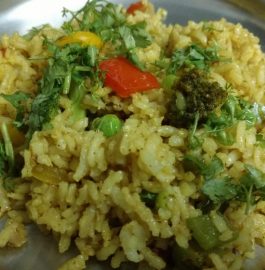 Brown Rice Masala Pulao Recipe