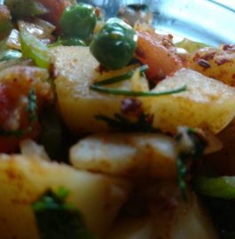 Capsicum Peas Aloo Sabji Recipe