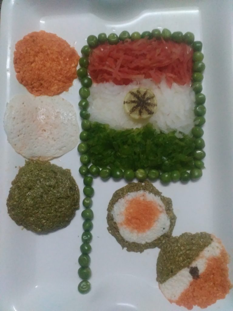 Tricolour Paneer Idli Recipe