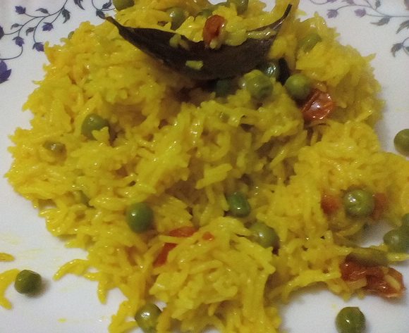 Peas Tehri Recipe