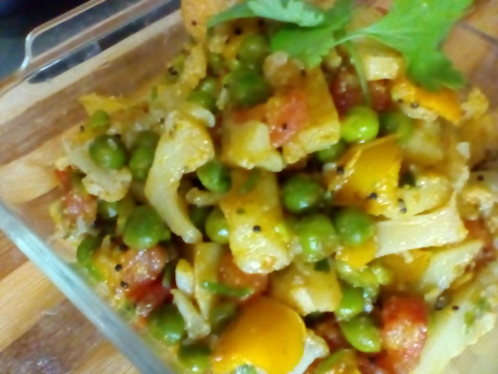 Mixed Veggies in Peanut Masala Recipe