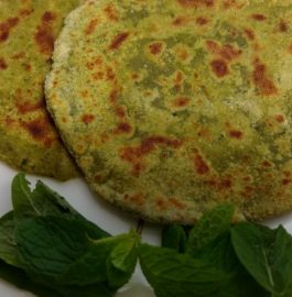 Palak Pudina Paratha Recipe