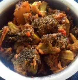 Broccoli Aloo Dry Curry recipe