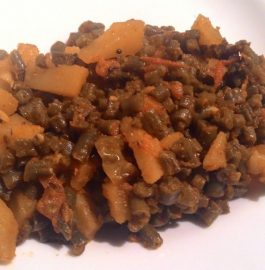 French Beans/Green Beans Aloo Dry Curry Recipe
