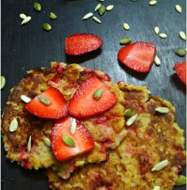 Oats Strawberry Pancake-Instant and Fruity