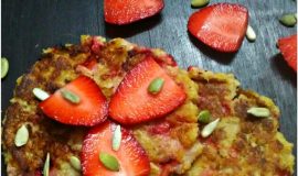 Oats Strawberry Pancake-Instant and Fruity