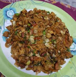 Vegetable Poha of Leftover Roti - Healthy