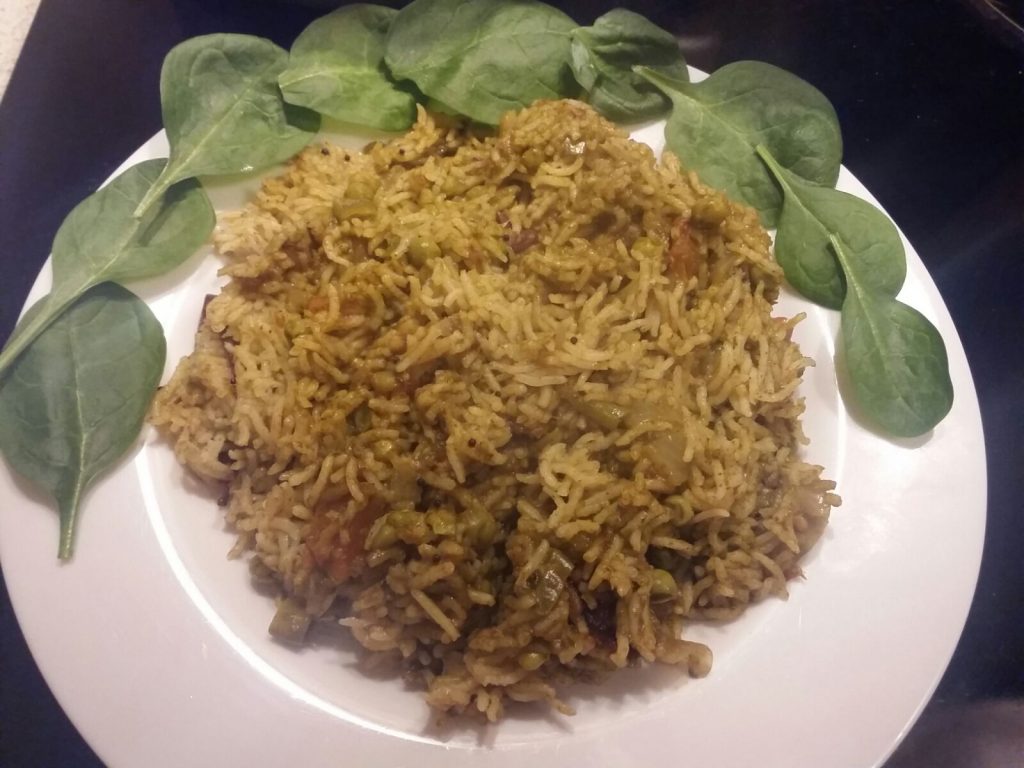 Spinach Rice - Healthy Recipe