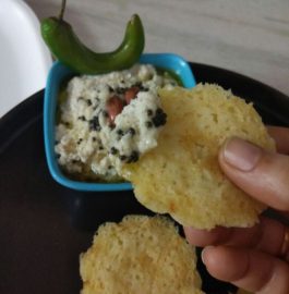 Suji Cupcakes with Coconut Chutney - Healthy Snack