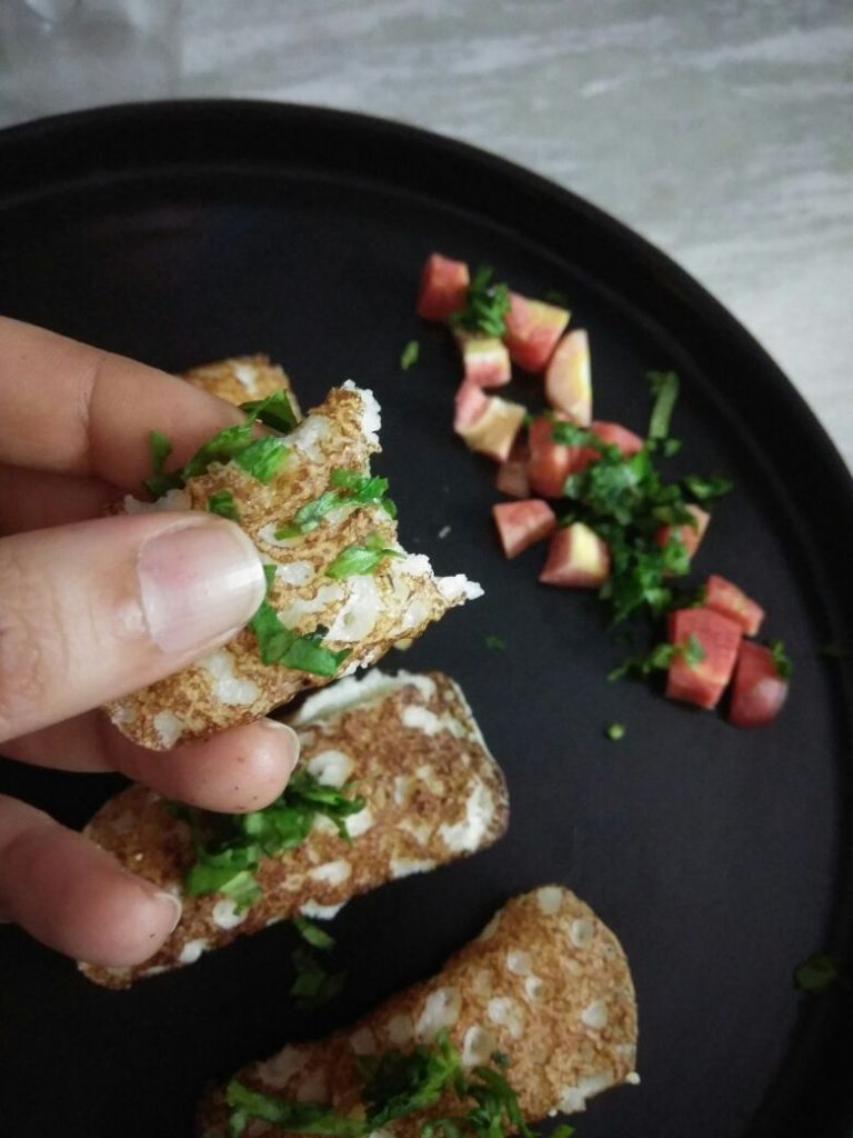 Stuffed Mini Dosa - Healthy Snack!