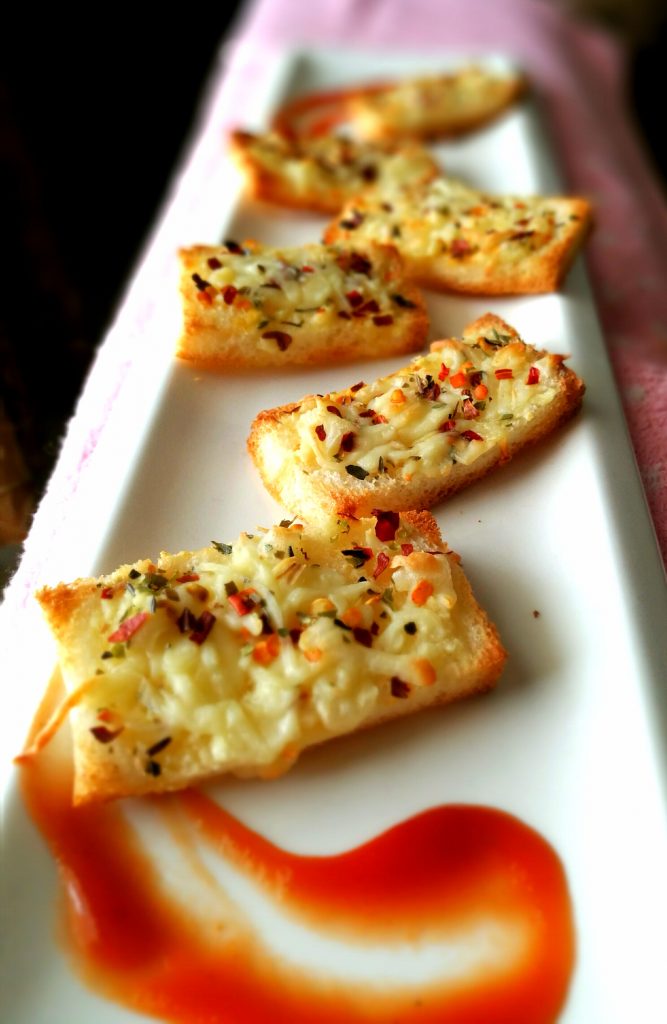Golden Cheese Chili Garlic Sticks - Spicy Snacks!