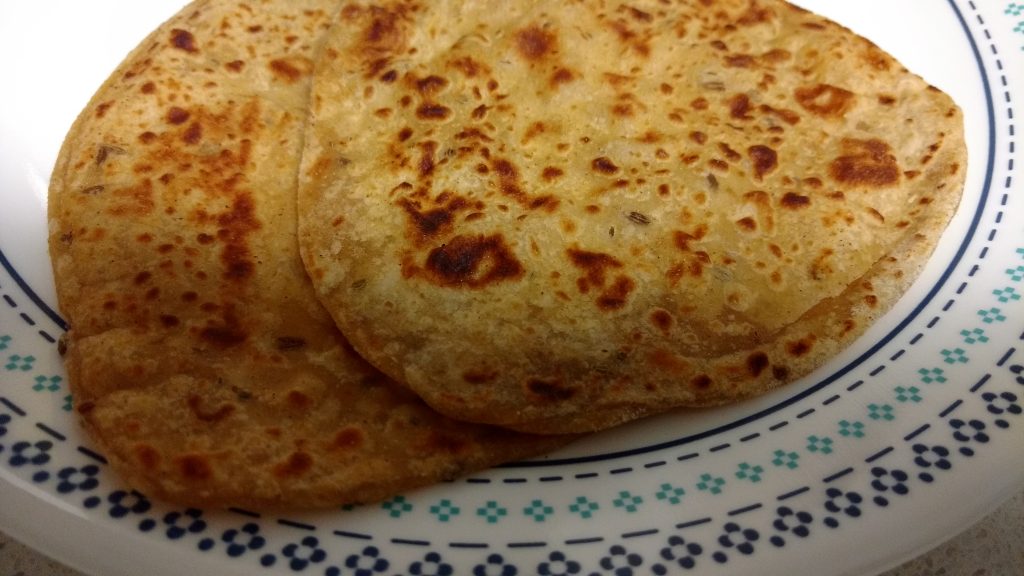 jeera ajwain paratha