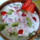 Strawberry Kiwi Raita - Delicious