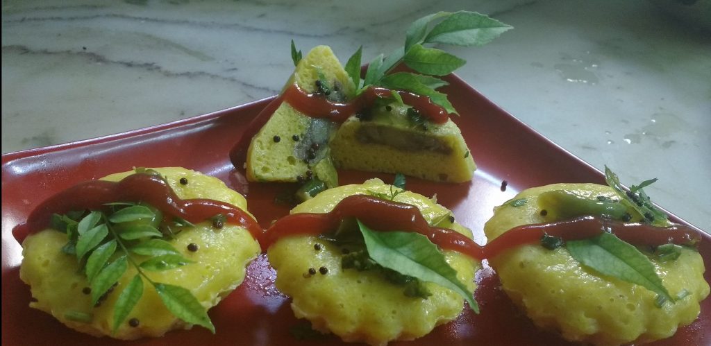 Stuffed Muffin Dhokla - Yummy Breakfast