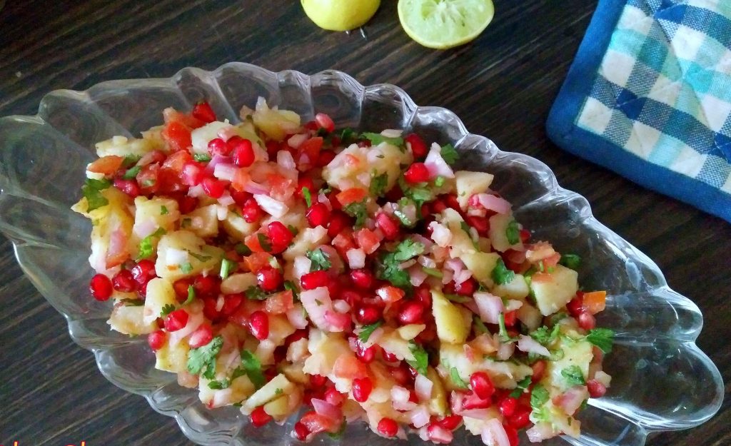 Aloo Chaat / Potato Salad - Yummy Recipe