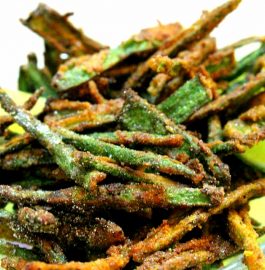 Kurkuri Besan Bhindi - Delicious Sabzi