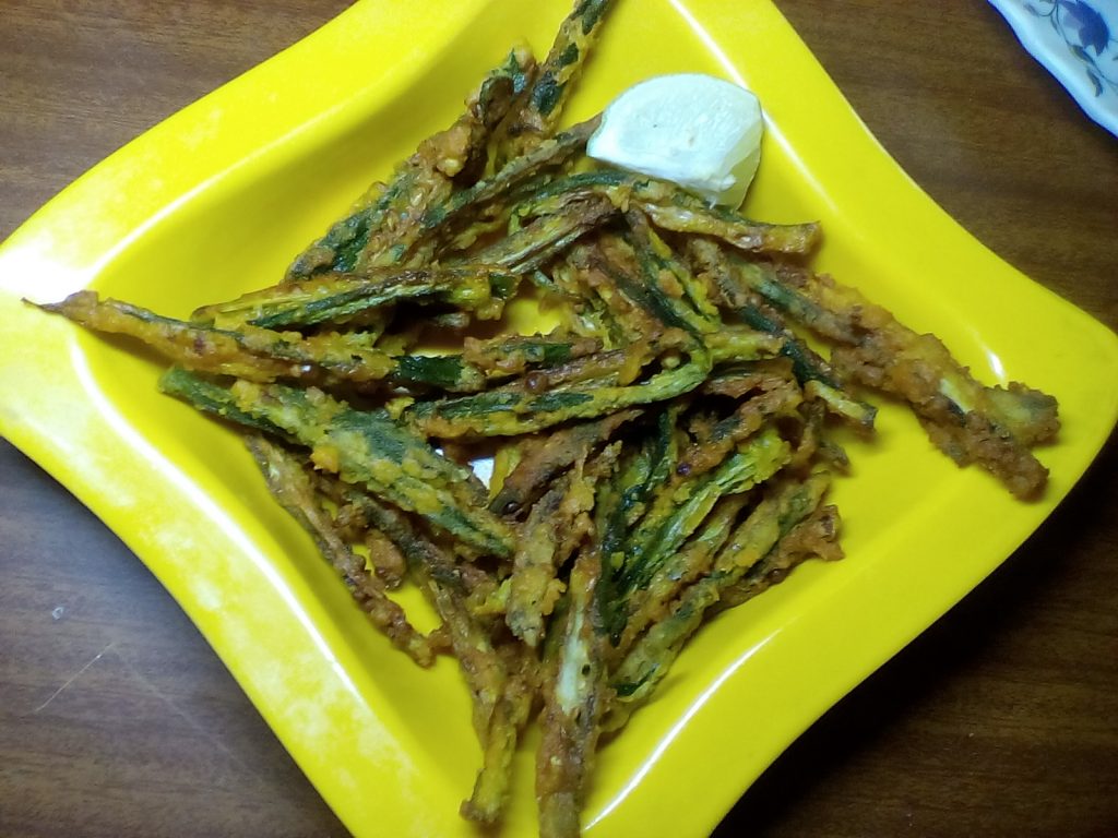 Kurkuri Bhindi/ Okra - Tasty Curry