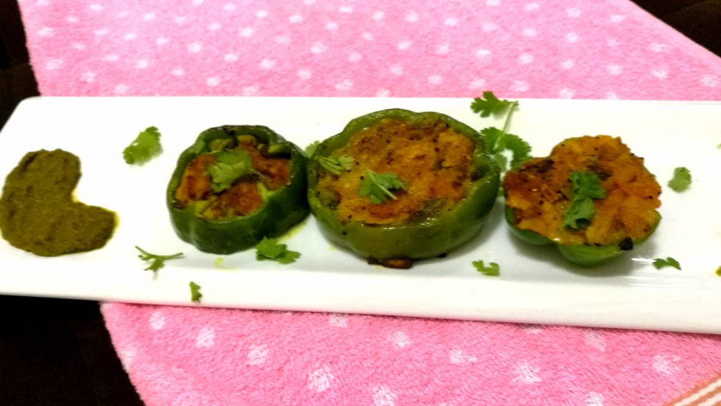 Stuffed Capsicum - Delicious Sabzi!