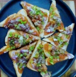 Bread pizza - Instant Snack