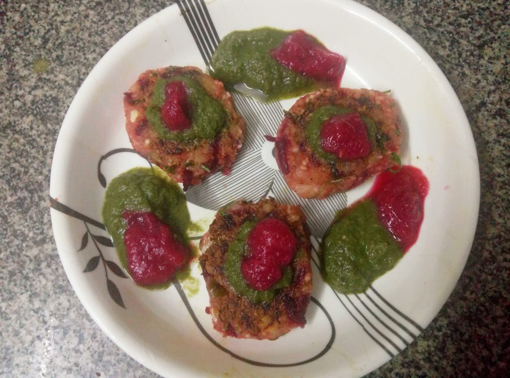 Paneer Veggie Tikki