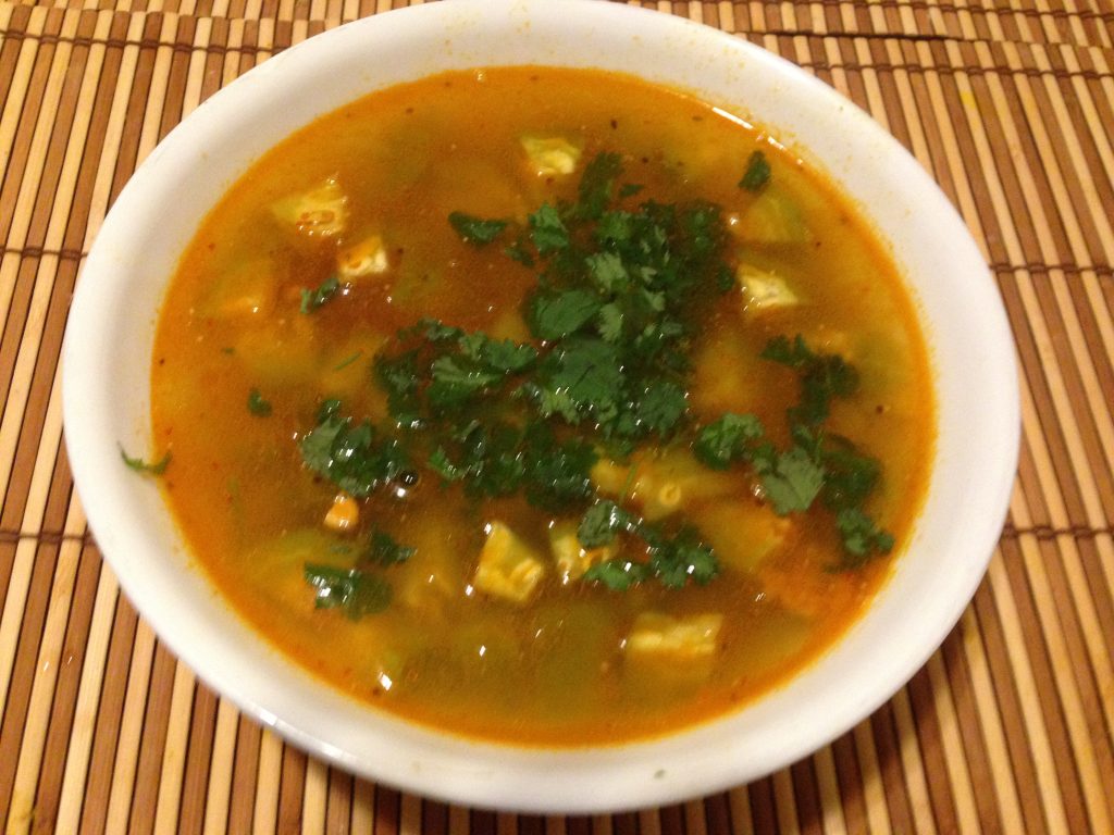 Karela and Potato Gravy - Healthy Bite