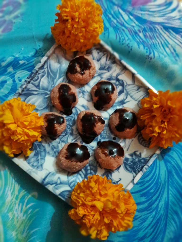 Chocolate Sandesh - Delicious Bite