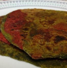 Beetroot and Spinach Parathas - Healthy Bite