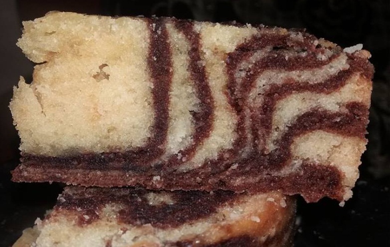 Stripy Zebra Cake : Rich and Sumptuous !