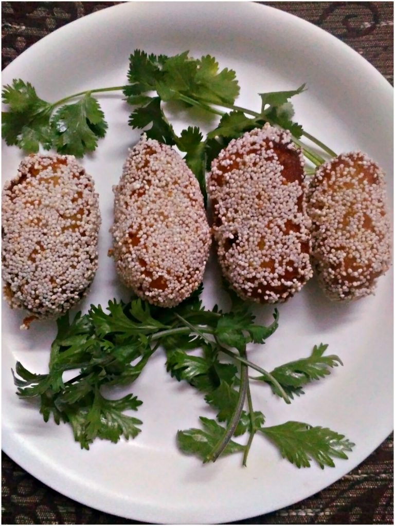 Falhari Potato Kebabs - Flavourful Snack!