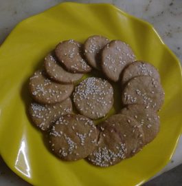 Wheat Flour Sesame Seed Biscuits - Yummy Bite