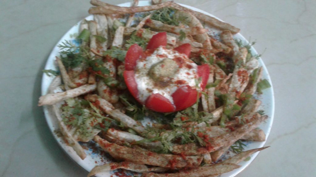 Crunchy Arbi Fingers - Quick and Yum snack!