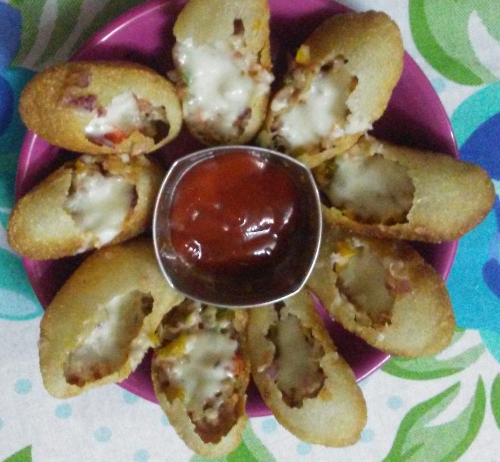 Golgappa Pizza - Instant Snacks!!!